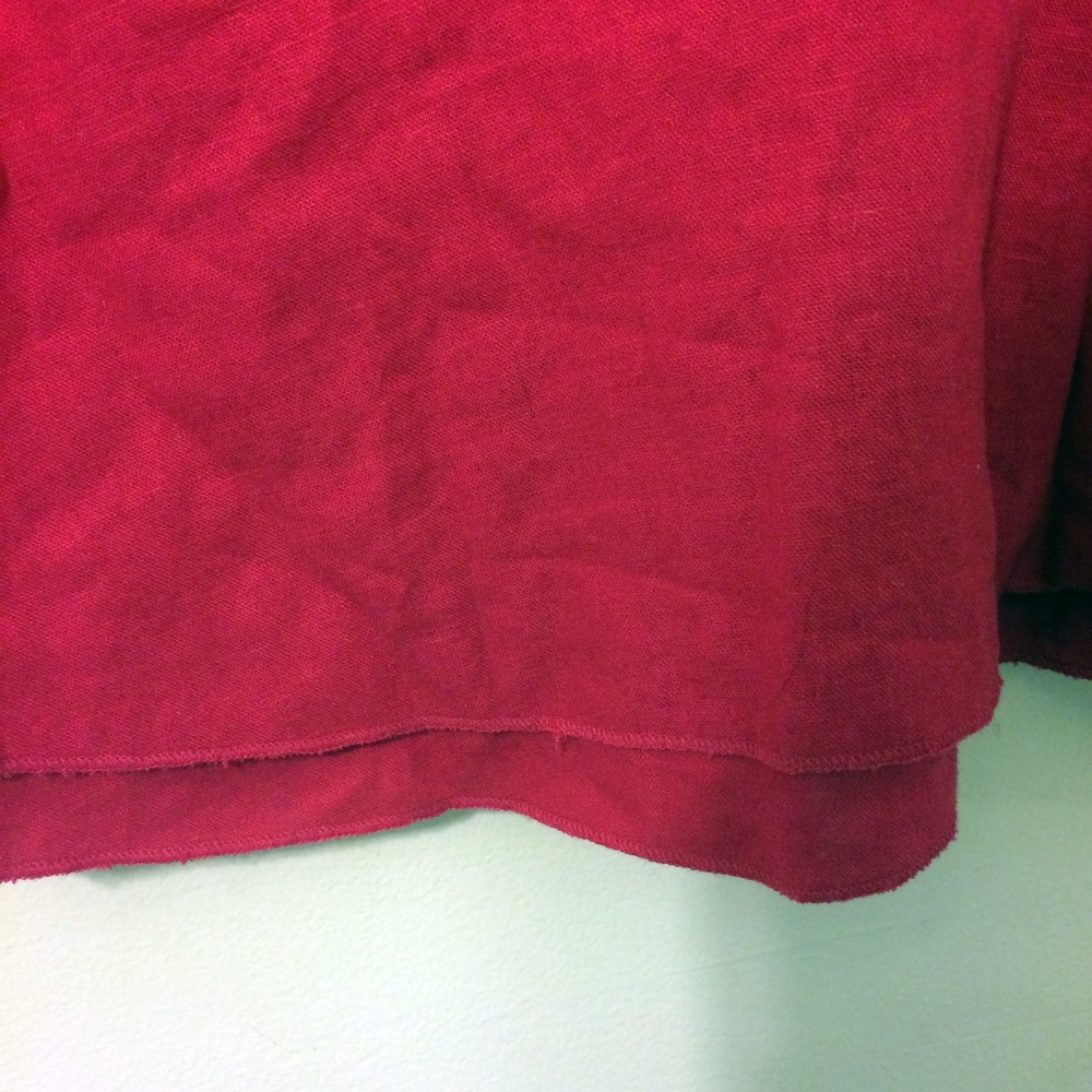 Pink Linen/Rayon Blazer with Ruffles - Picture 4 of 4